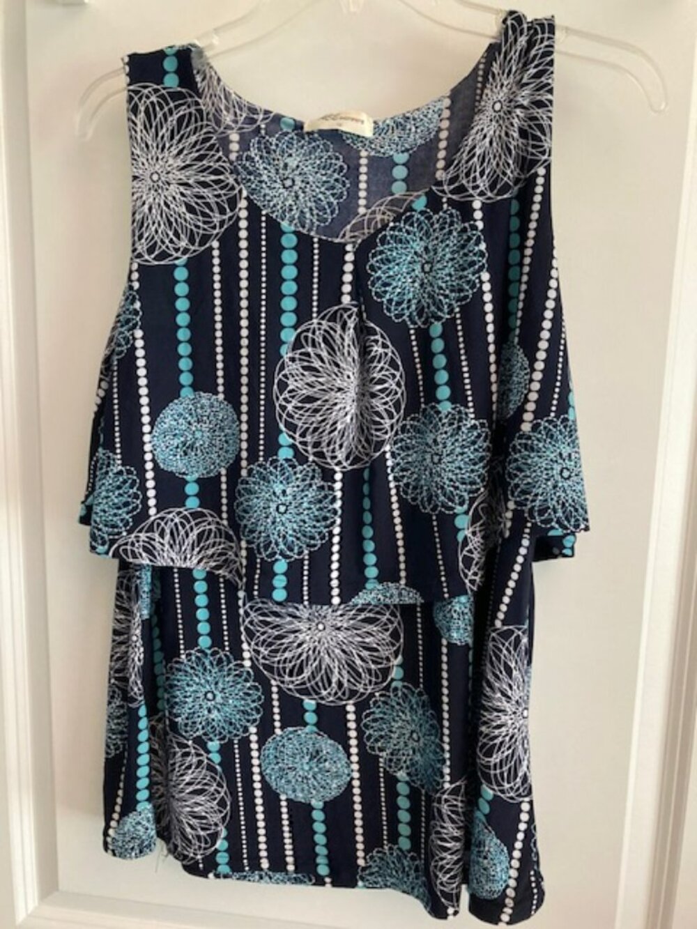 ACE Fashion 2 tier tank top- NWOT